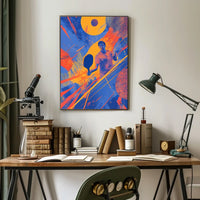 Dynamic Table Tennis Art Poster