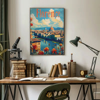 Florence Cathedral Vintage Poster