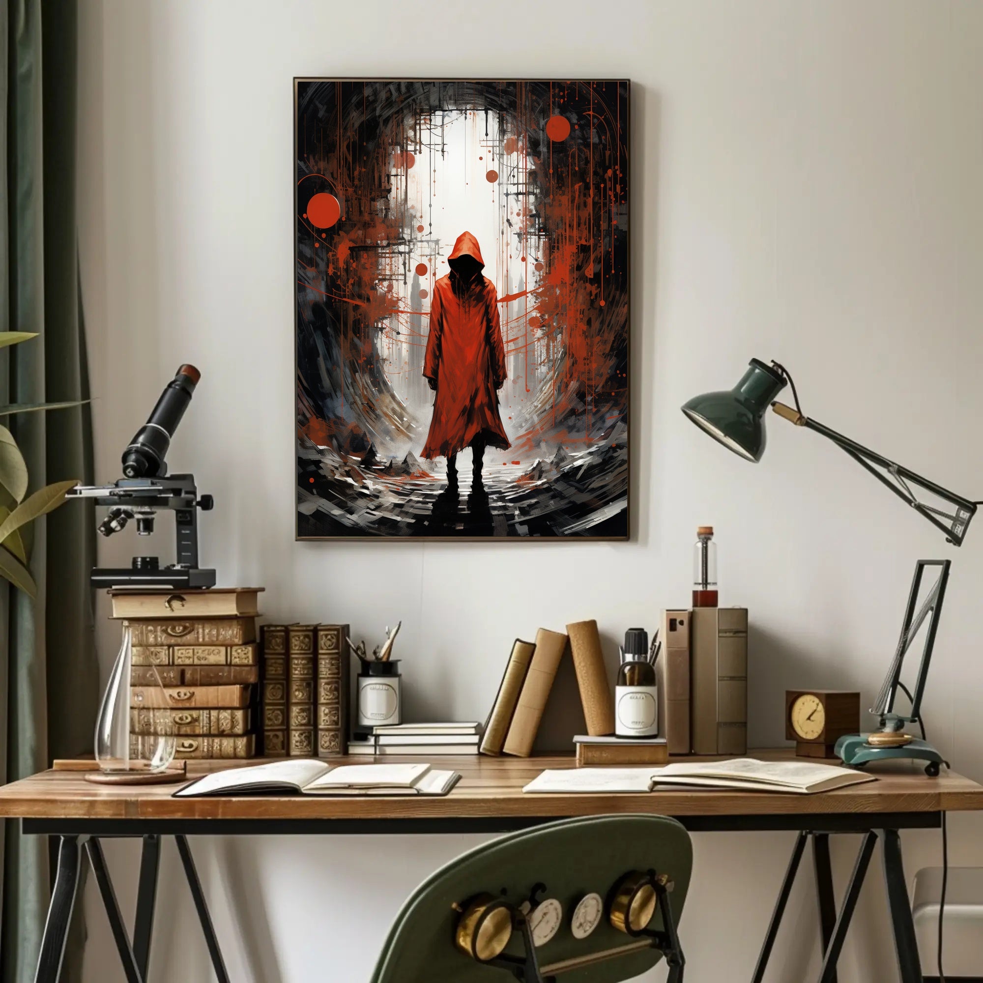 The Enigmatic Figure Poster