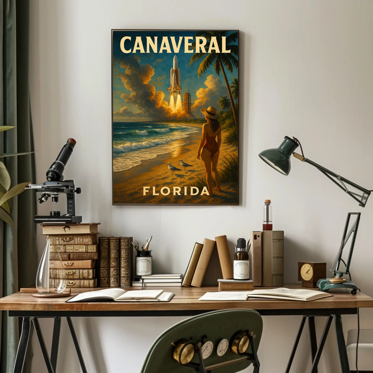 Canaveral Launch Florida Poster