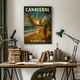 Canaveral Launch Florida Poster
