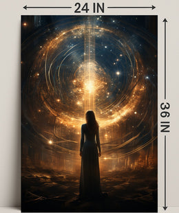 Journey To The Cosmic Realm Poster PosterGoat