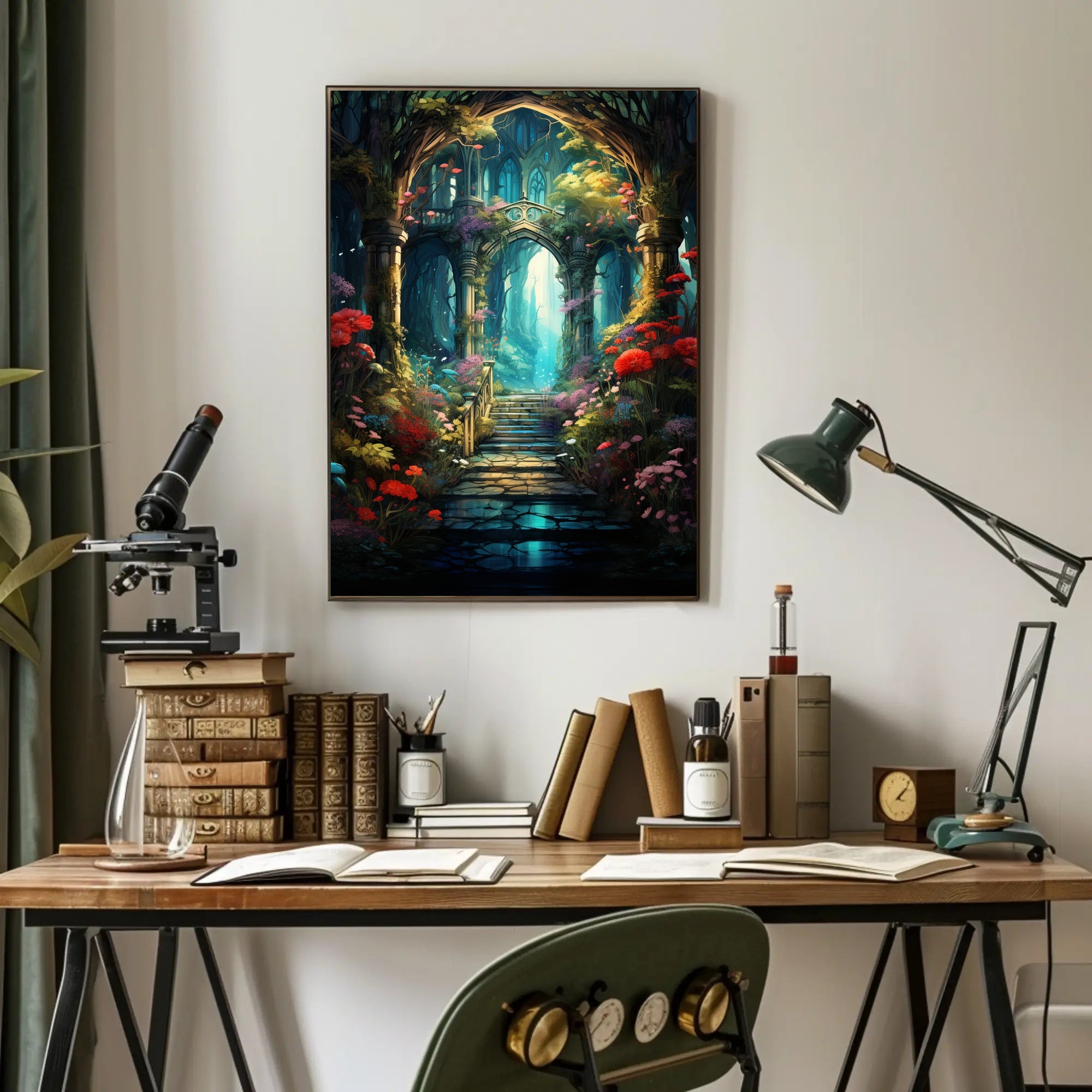 Enchanted Forest Pathway Poster