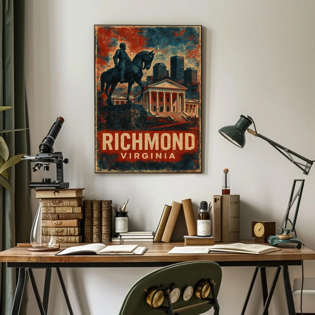 Richmond, Virginia Historical Tribute Poster
