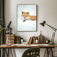 Winter Fox Serenity Poster