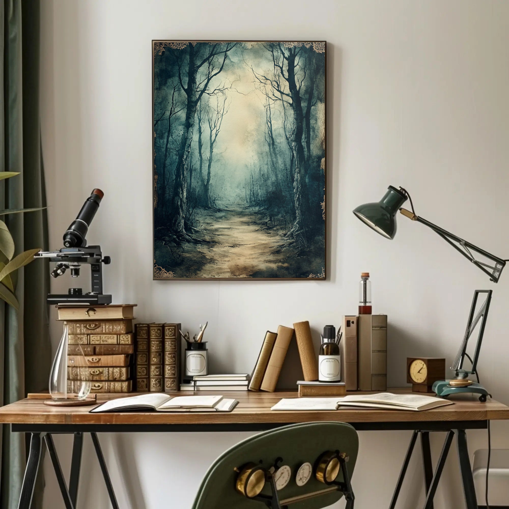 Enchanted Forest Path Poster