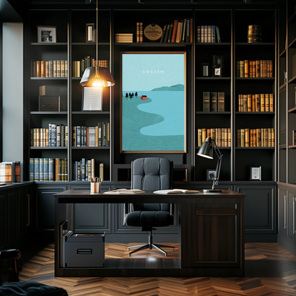 Sweden: Serene Landscape Poster