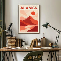 Alaska A Scenic Tribute Poster