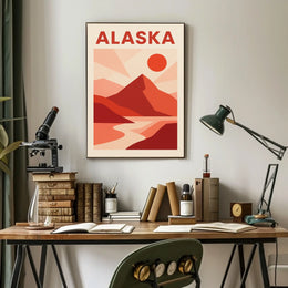 Alaska A Scenic Tribute Poster