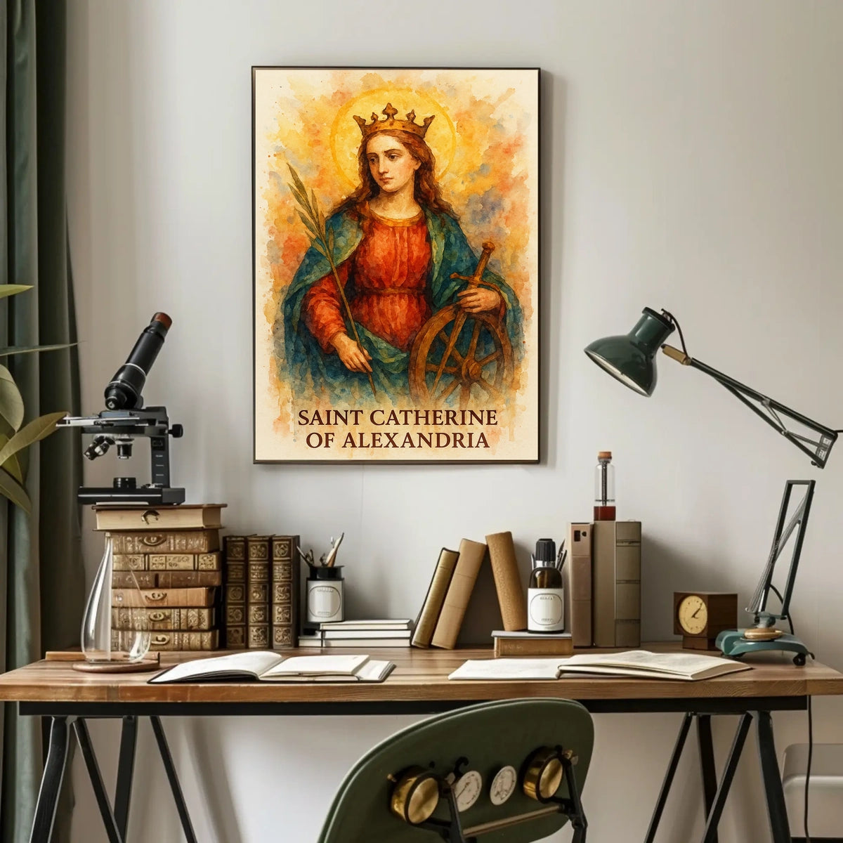 Saint Catherine of Alexandria Poster