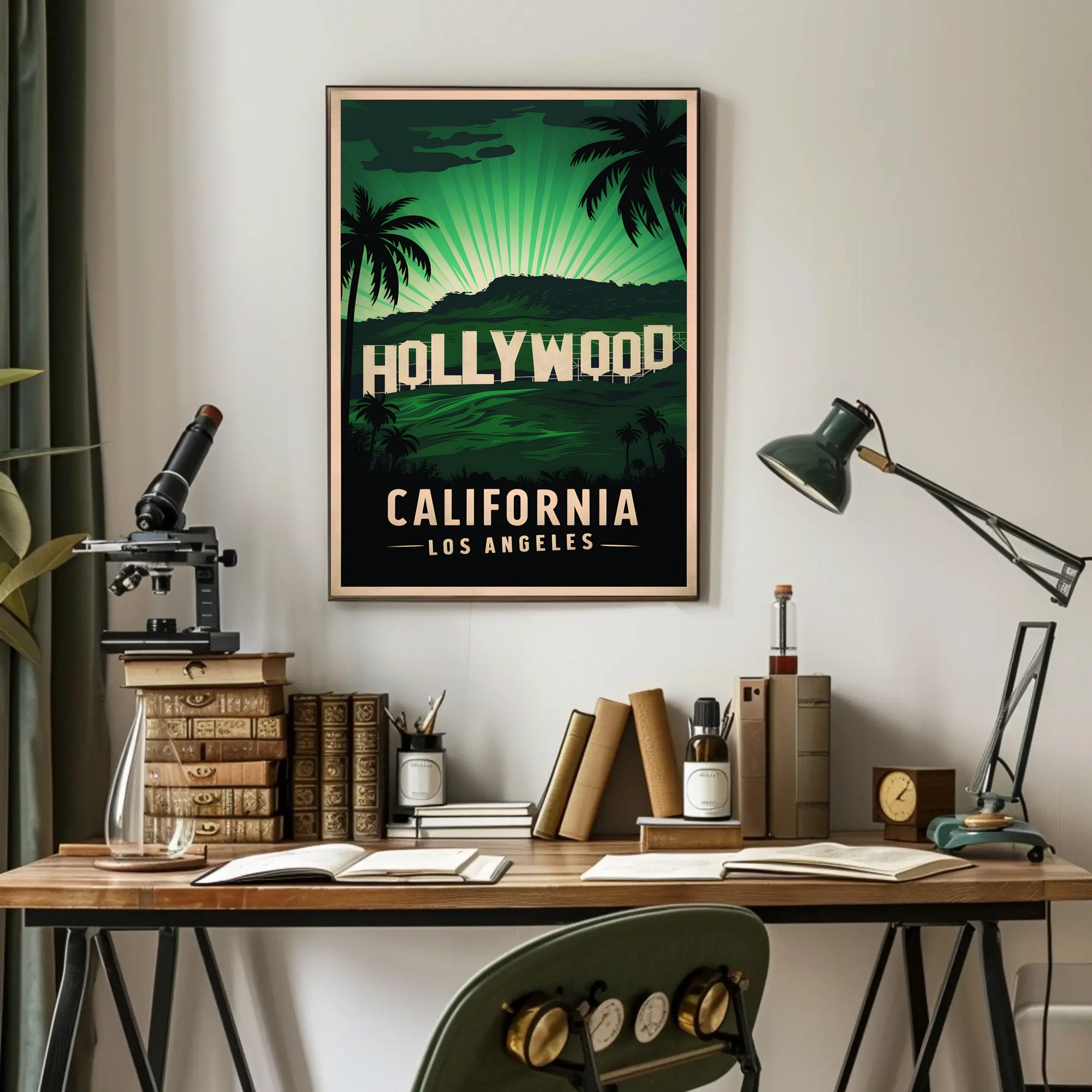 Hollywood in Los Angeles Poster