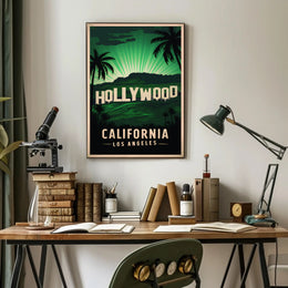 Hollywood in Los Angeles Poster