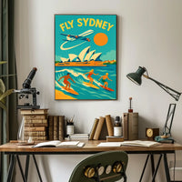Sydney Adventure Travel Poster