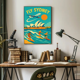 Sydney Adventure Travel Poster