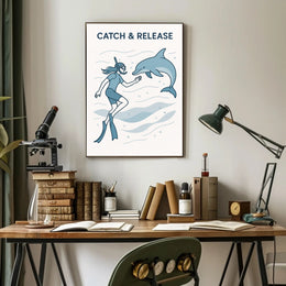 Catch & Release Poster PosterGoat