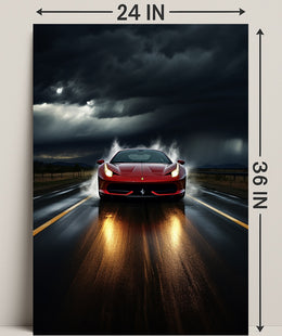 Speed And Storm Poster