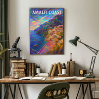 Amalfi Coast Dreamscape Poster Wall Art 18x24 Edition