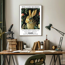 William Morris Nature-Inspired 19th-Century Exhibition Artistic Poster