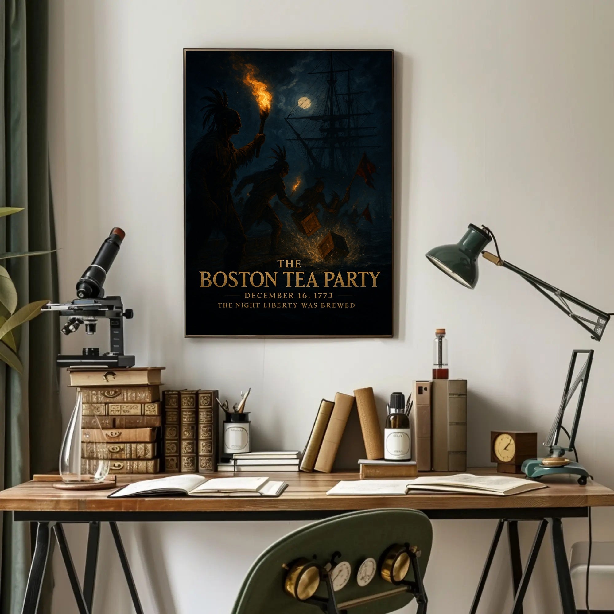 The Boston Tea Party Poster PosterGoat