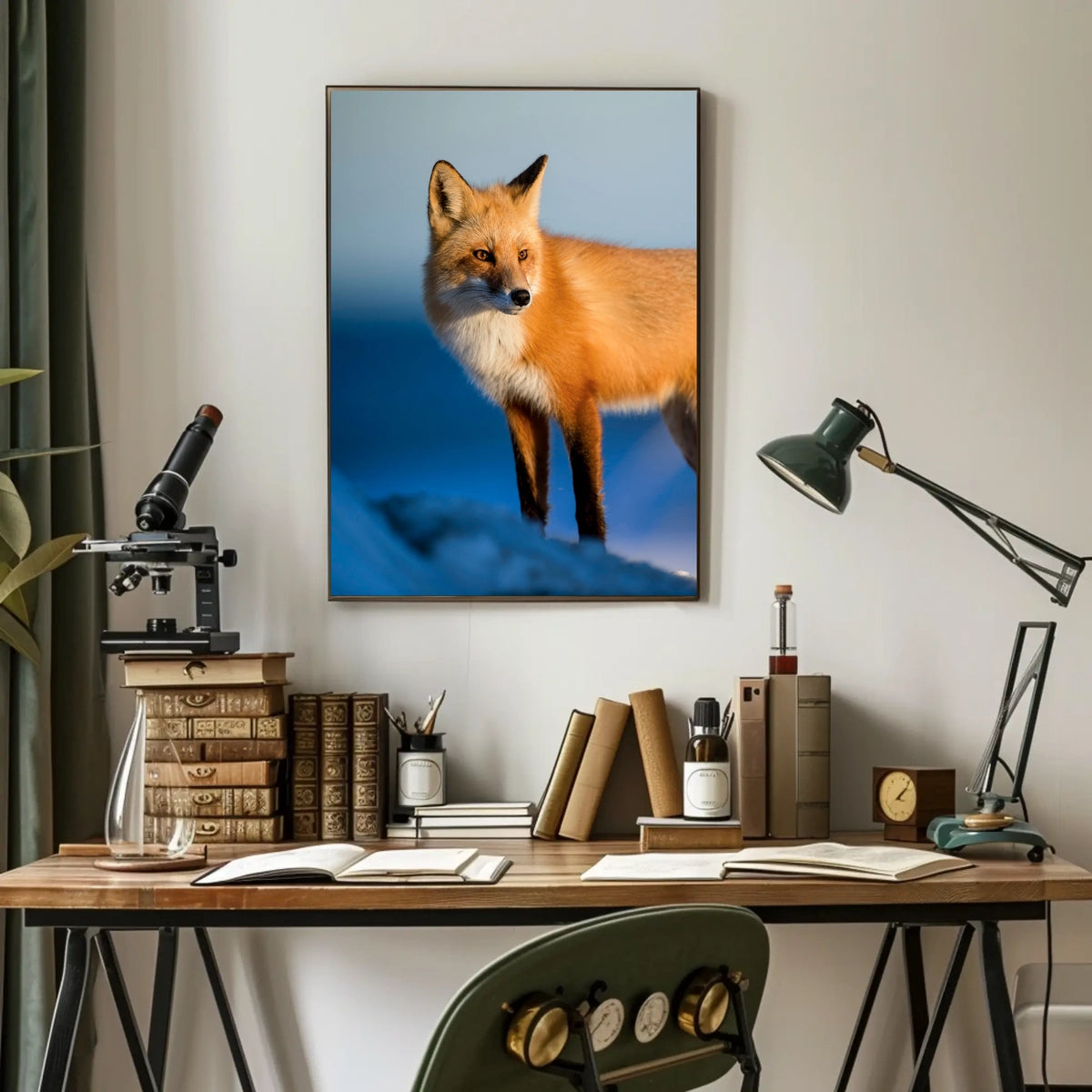 Majestic Fox In The Wild Poster