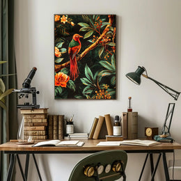 Tropical Bird in Paradise Wall Art Print