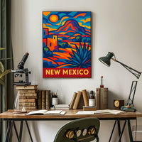 New Mexico Vibrant Landscapes Wanderlust Poster