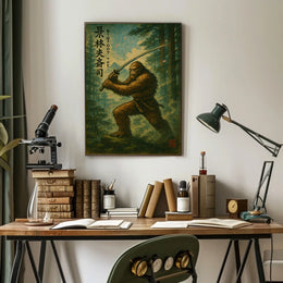 Bigfoot the Samurai Poster