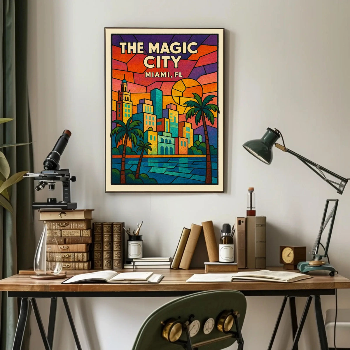 The Magic City Miami, FL Poster