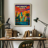 The Magic City Miami, FL Poster