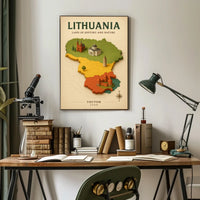 Lithuania Land Of History And Nature Poster