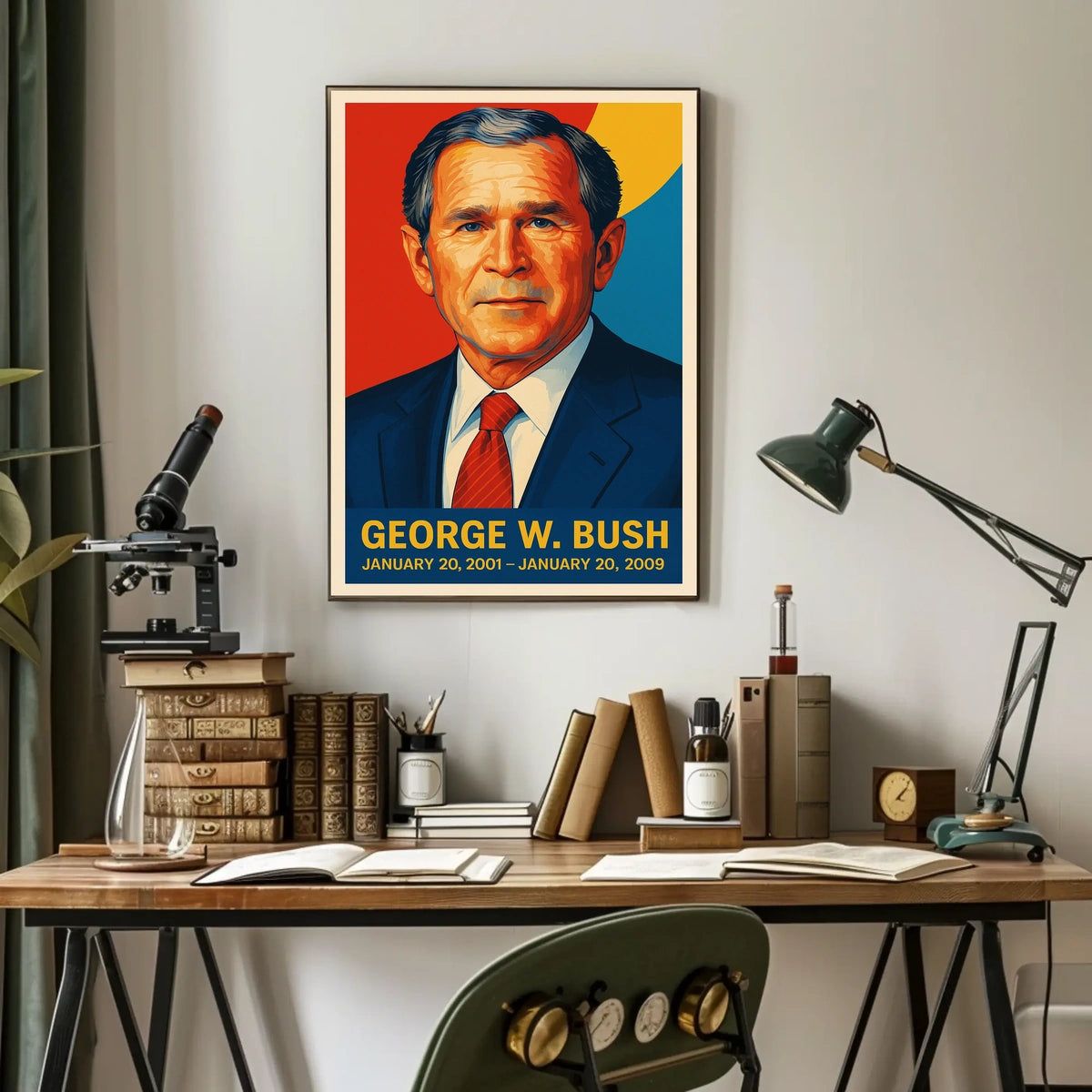 George W. Bush Presidential Portrait Poster