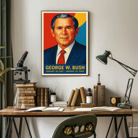 George W. Bush Presidential Portrait Poster