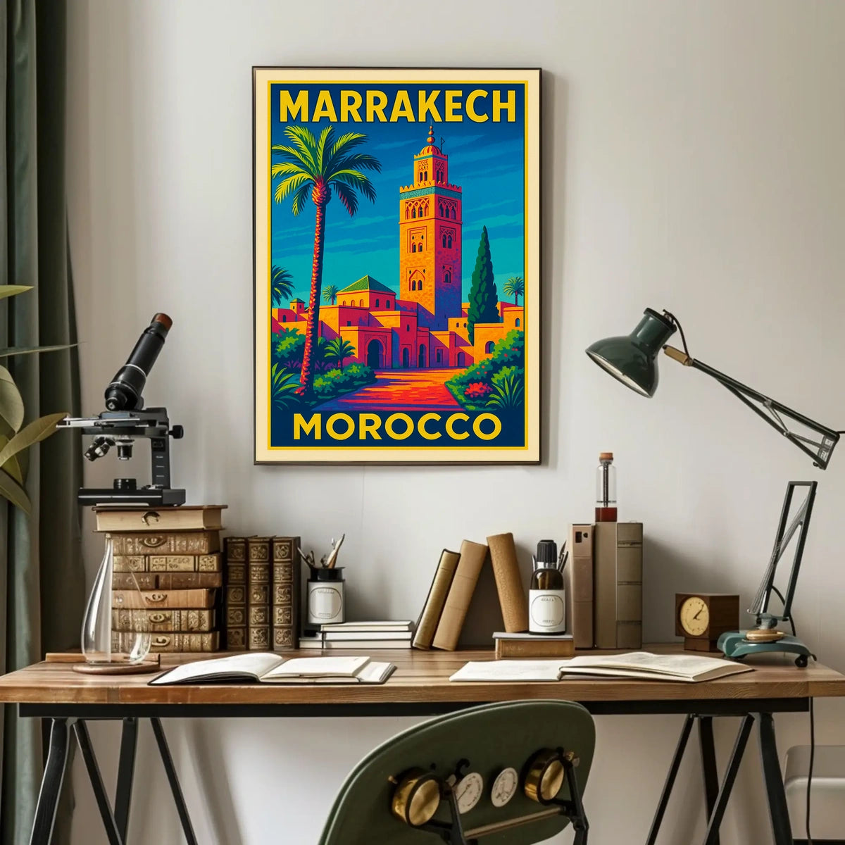 Marrakech Travel Poster
