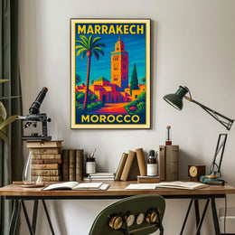 Marrakech Travel Poster