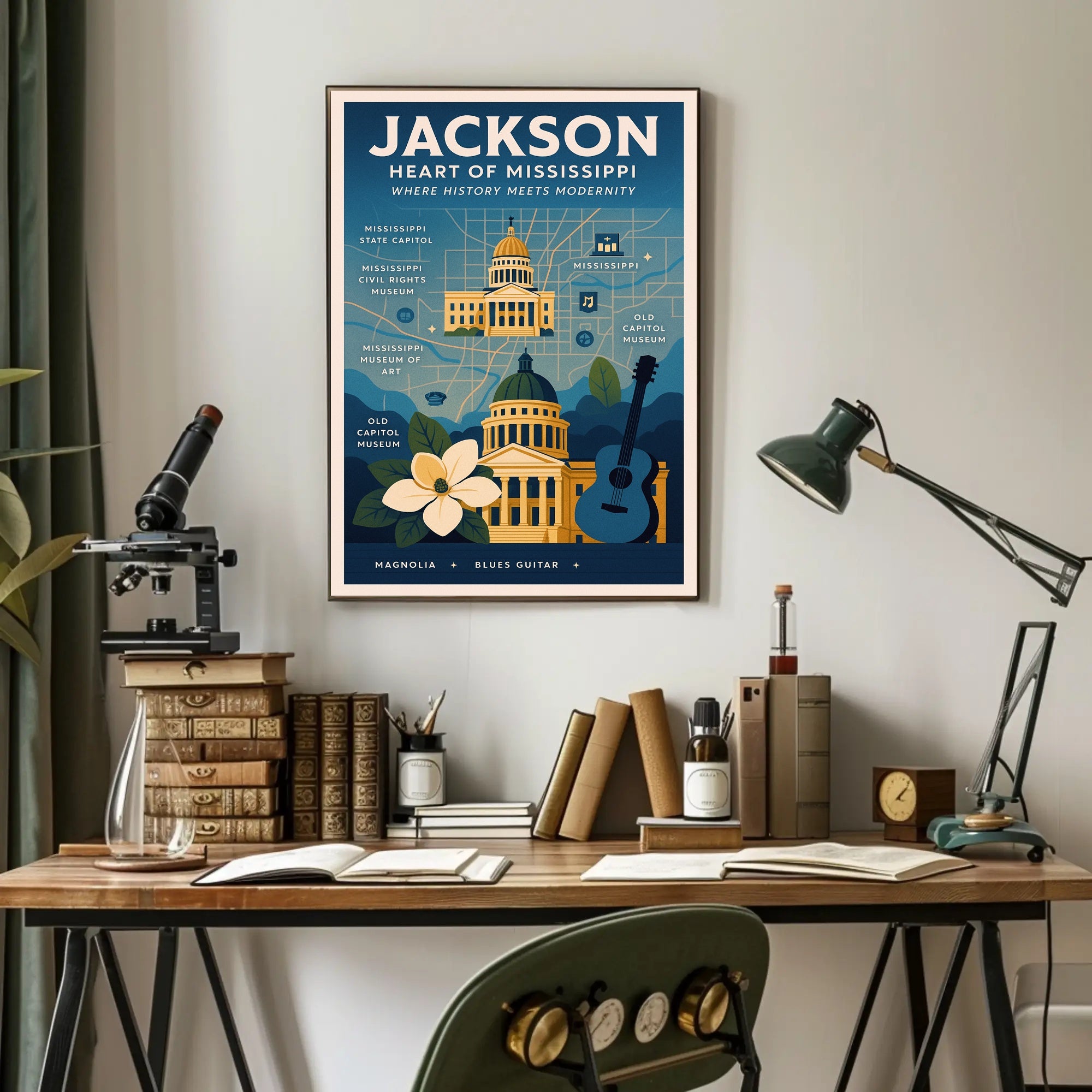Jackson - Heart of Mississippi Poster