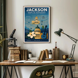 Jackson - Heart of Mississippi Poster