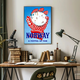 Norway: A Fistful of Fun Poster PosterGoat