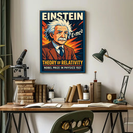 Albert Einstein Nobel Prize In Physics Poster