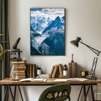 Majestic Mountain Range Poster