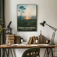 HawaiI Volcanoes National Park Poster