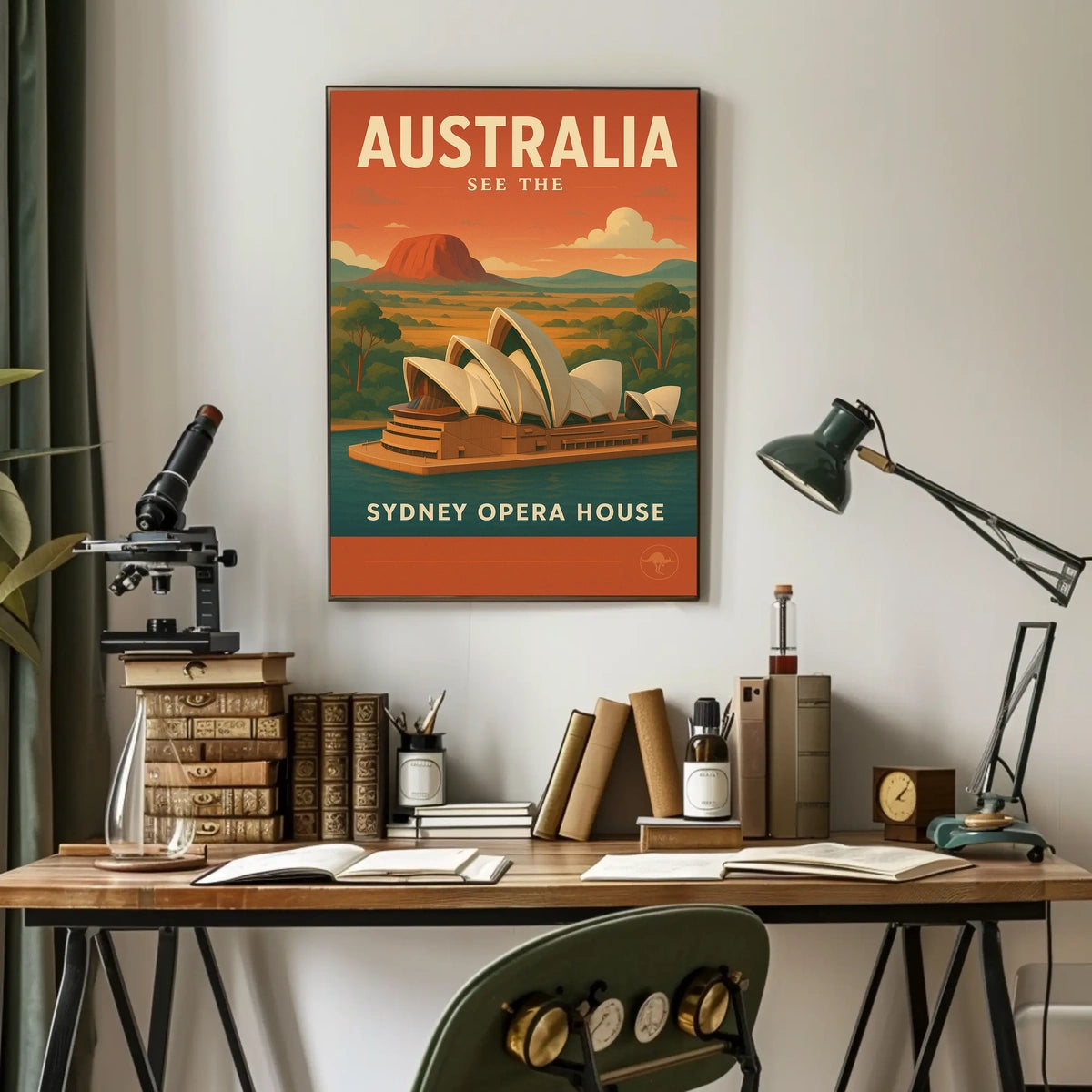 Discover Australia Sydney Opera House Poster