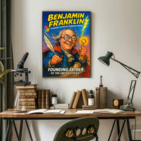 Benjamin Franklin Founding Father Poster PosterGoat