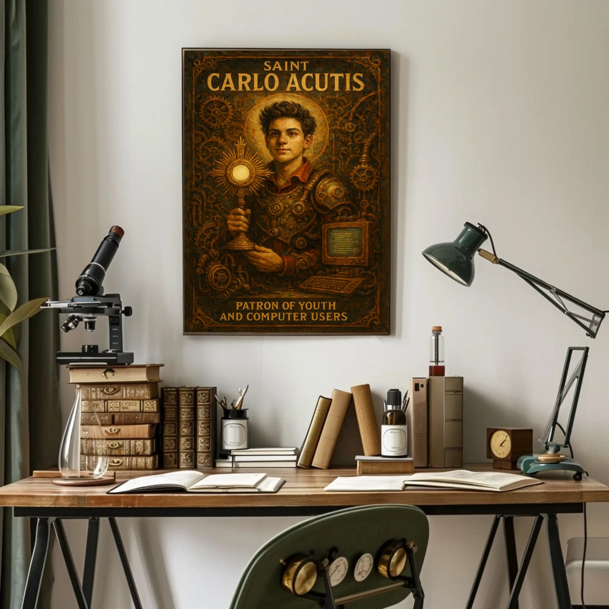 Saint Carlo Acutis Patron Of Youth And Poster