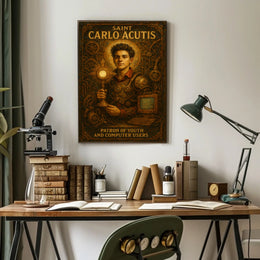 Saint Carlo Acutis Patron Of Youth And Poster