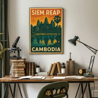 Siem Reap Cambodia Poster