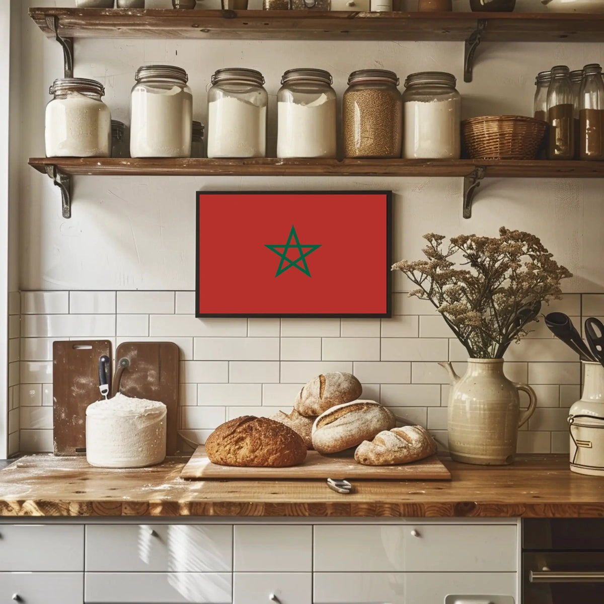 Morocco Flag Poster