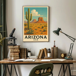 Arizona Desert Landscape Poster