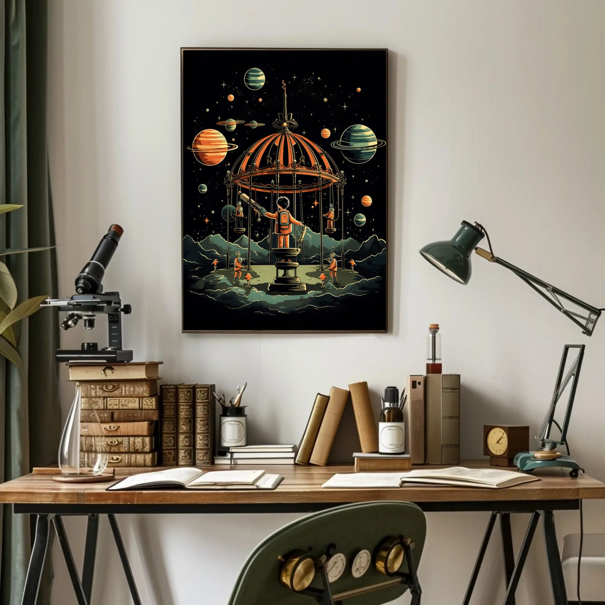 Cosmic Carousel Poster