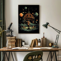Cosmic Carousel Poster