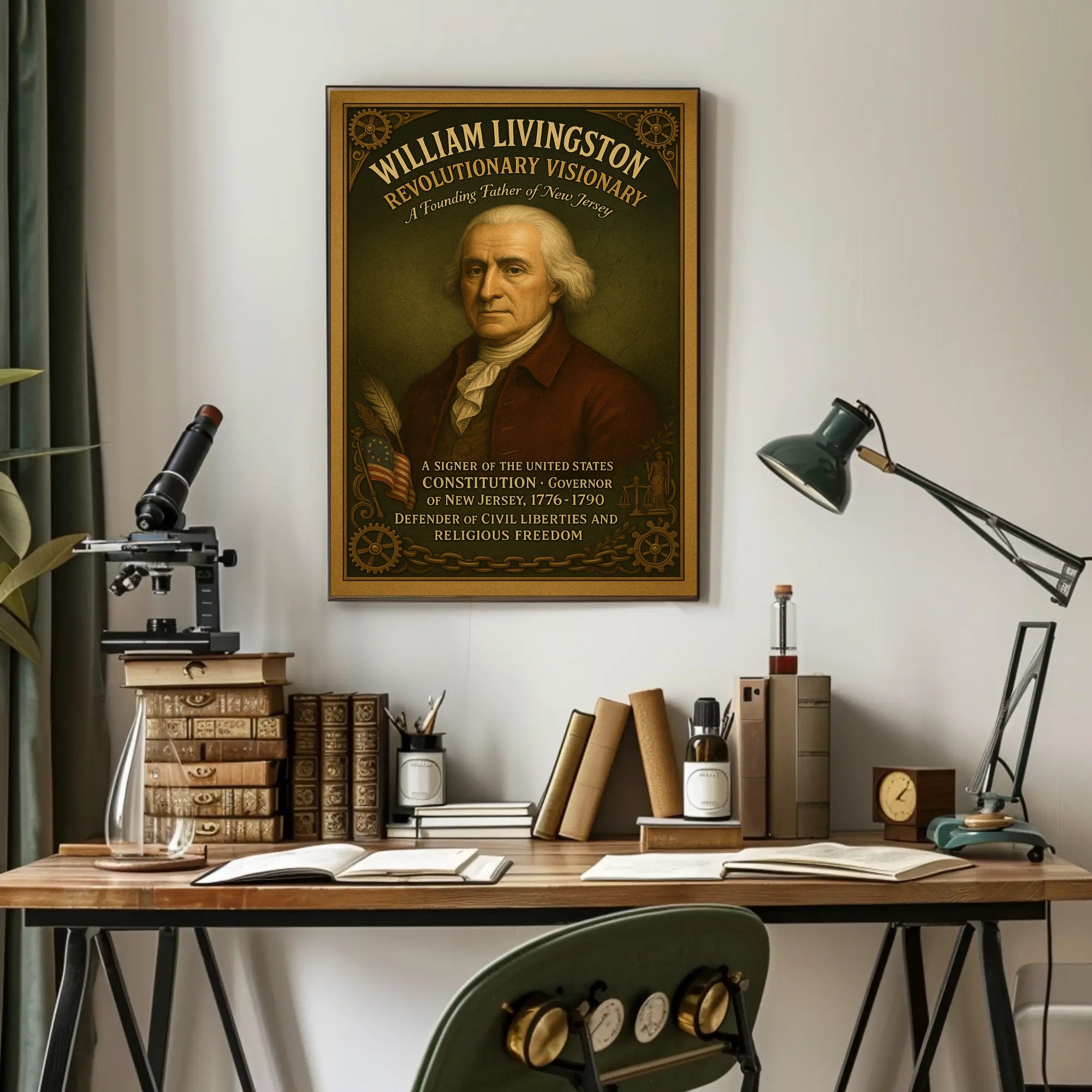 William Livingston Founding Father Historical or Presidential Poster
